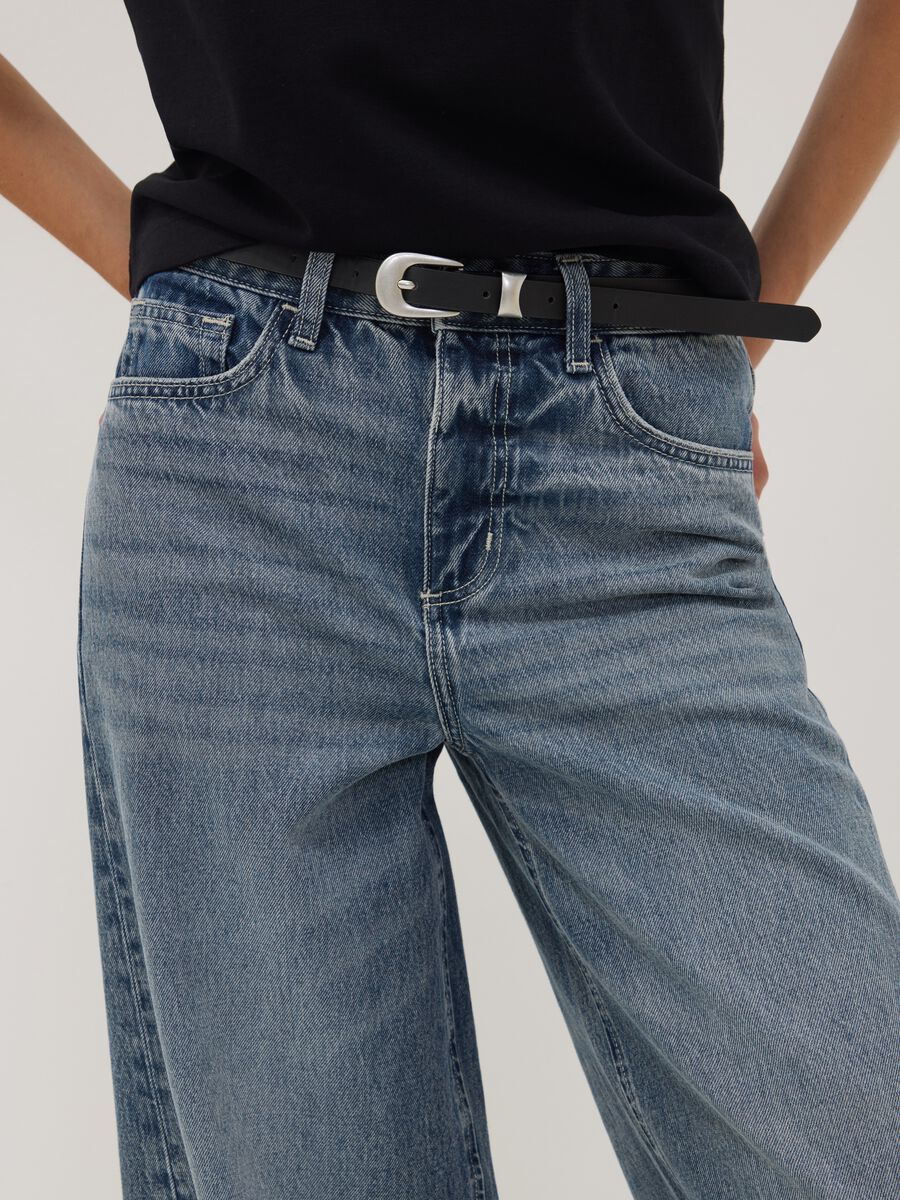 Balloon-Fit-Jeans aus Denim aus reiner Baumwolle_3