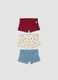 Lot de 3 boxers multicolores en coton bio stretch pour b&eacute;b&eacute; et petit gar&ccedil;on_0
