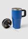Blue insulated bottle with handle and straw_1