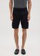 Men&rsquo;s black regular fit Bermuda shorts in 100% cotton_1