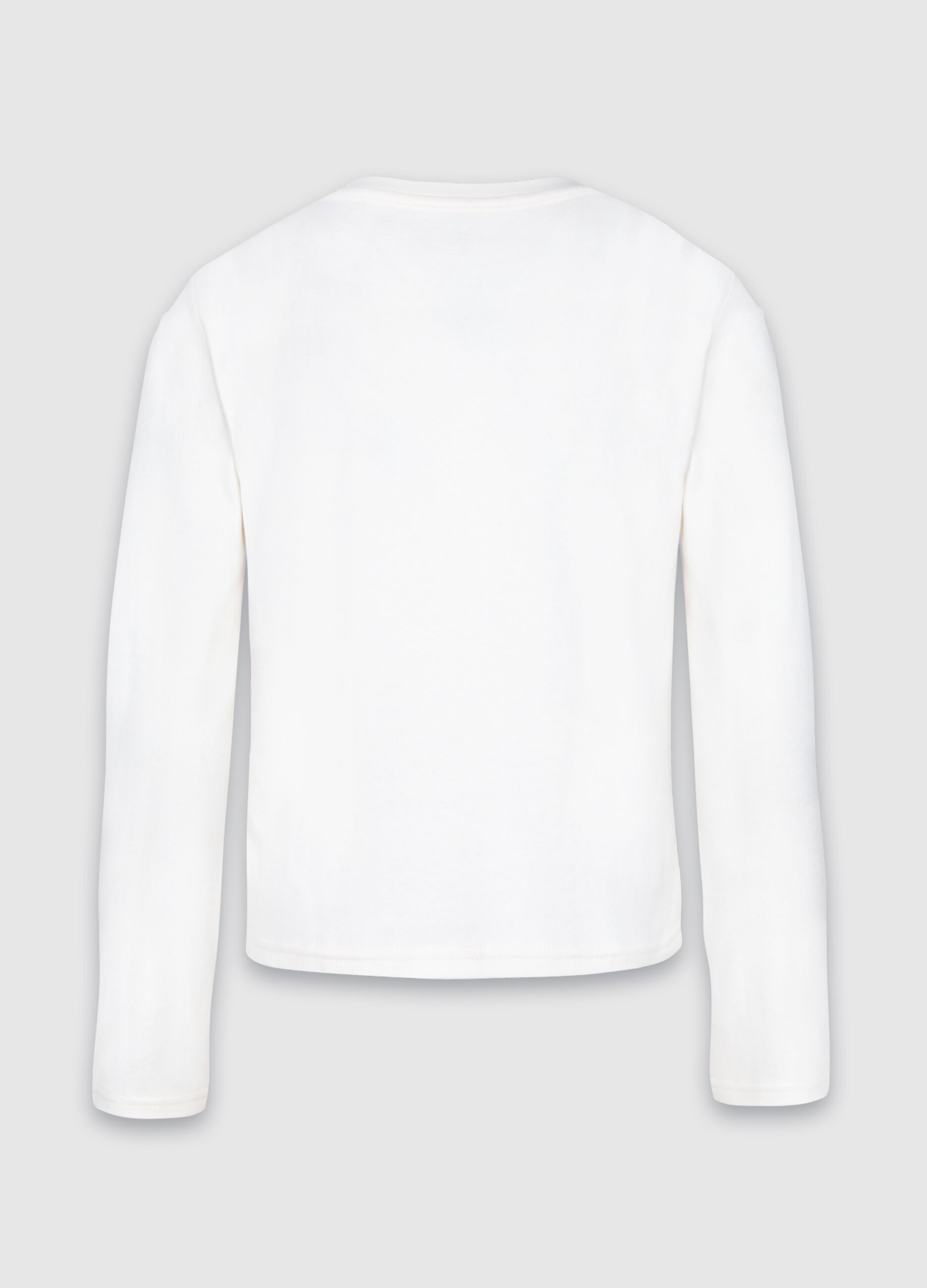 Long-sleeved T-shirt with signature