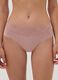 Pink stretch microfibre briefs with lace_1
