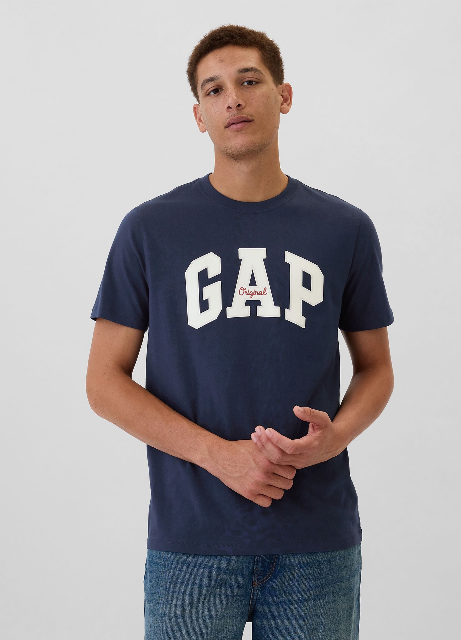 Blue T-shirt with GAP logo