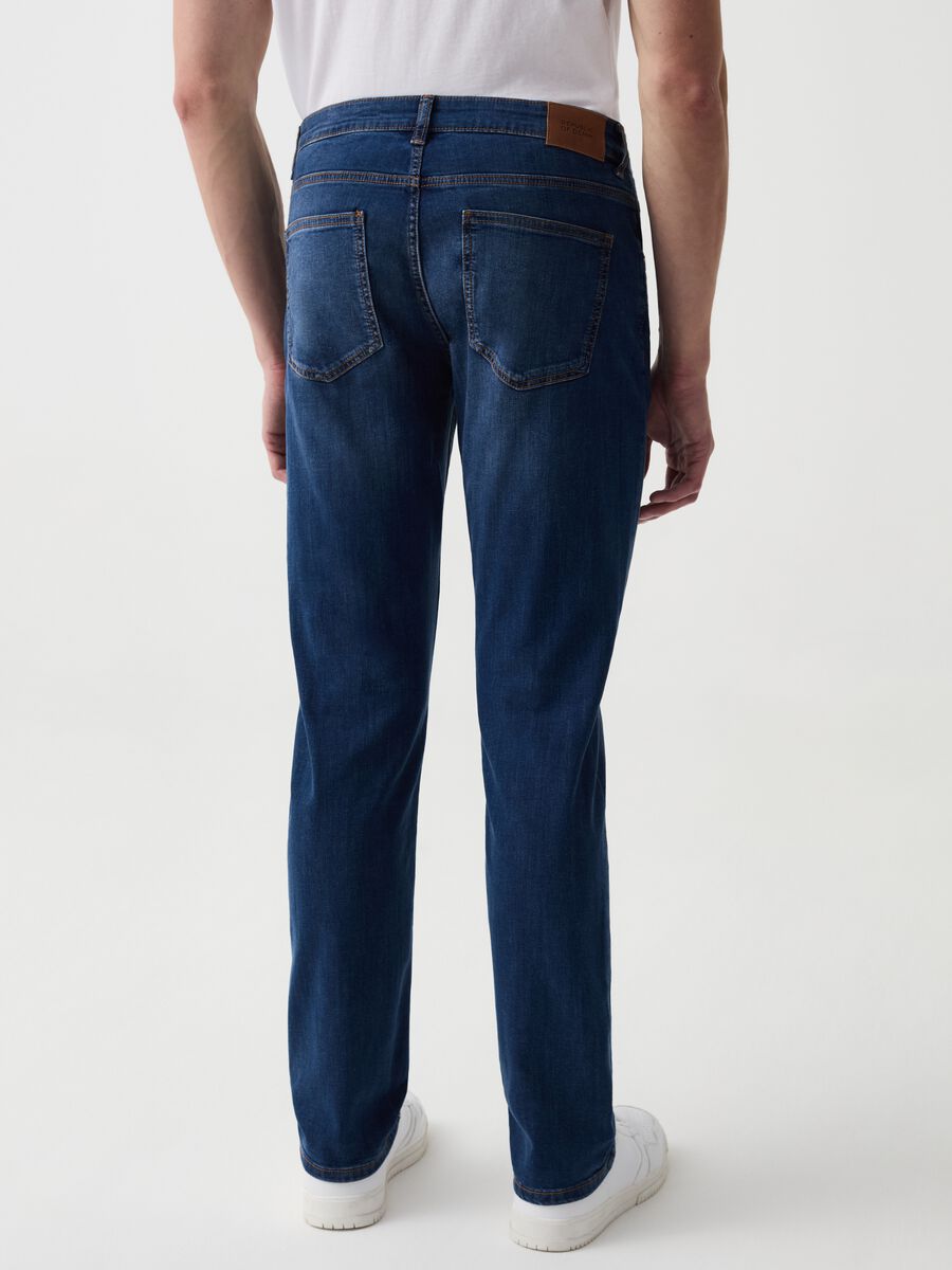 Faded, slim-fit stretch jeans_2