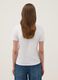 Camiseta blanca de algod&oacute;n puro con estampado frontal_3