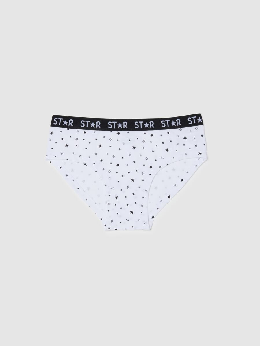 Multicolour stretch cotton knickers for girls regular fit_0