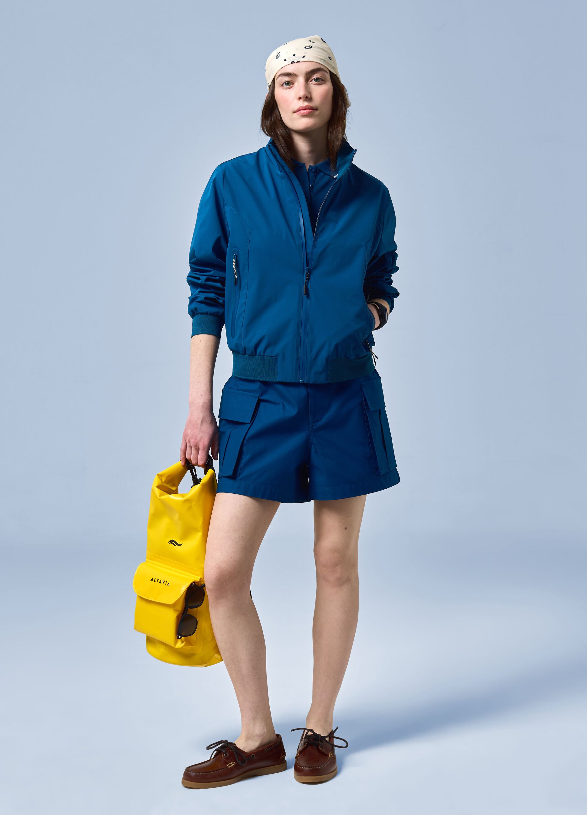 ALTAVIA SAILING blue windproof sports jacket with zip