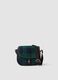 Multicolour stretch-fabric crossbody bag with tartan check_0