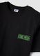 Schwarzes T-Shirt mit One Piece-Print aus reiner Baumwolle, Relaxed Fit_5