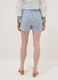 Regular-Fit Shorts aus reiner Baumwolle mit mehrfarbigen Streifen_2