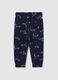Multicolour cotton baby trousers regular fit with prints_1