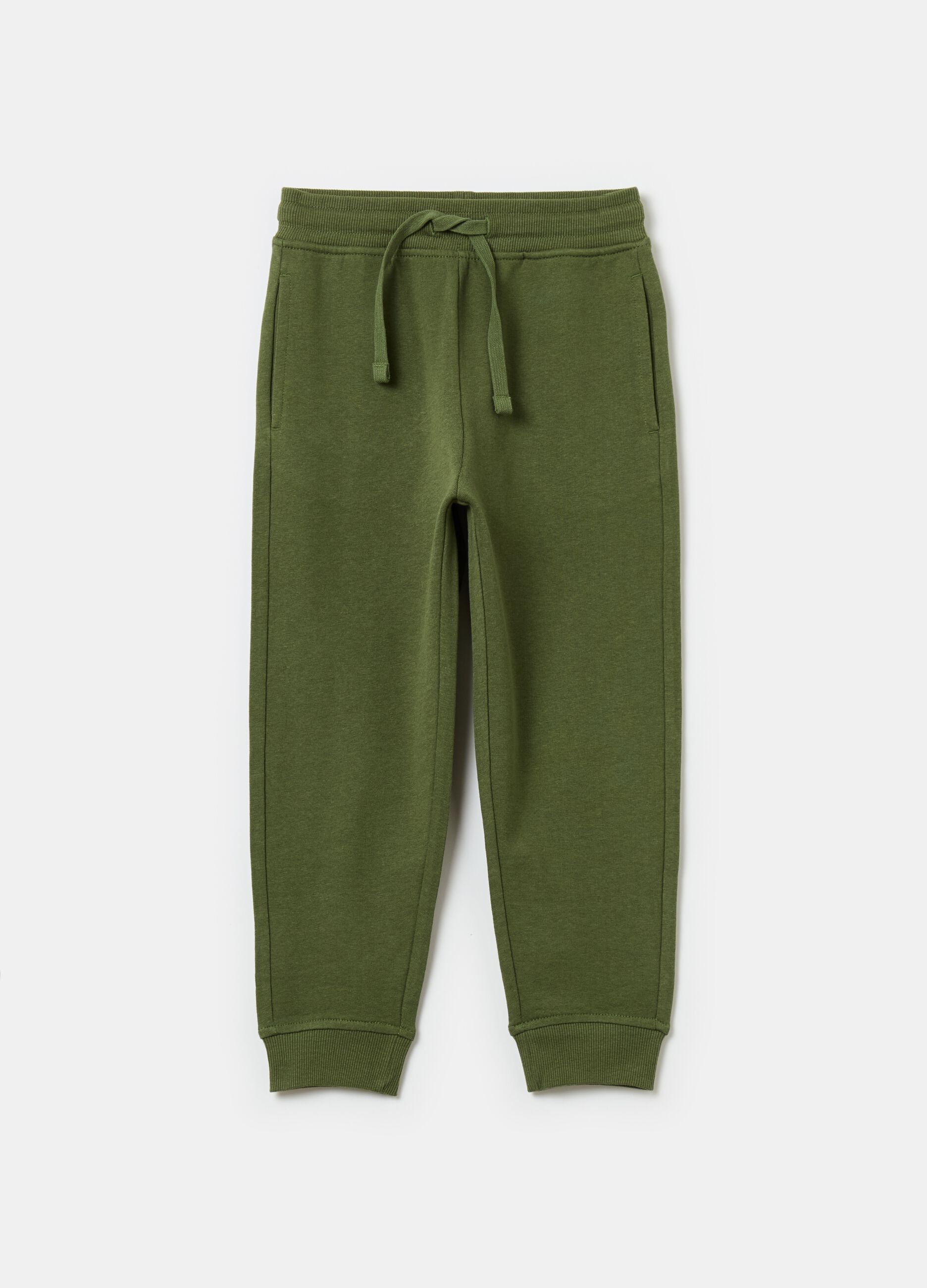 Joggers in cotone con coulisse
