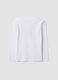 T-shirt blanc gar&ccedil;on en pur coton bio &agrave; col rond avec imprim&eacute; t&ecirc;te de mort_5