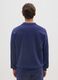 Blue cotton blend sweatshirt with Giants print_2