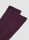 Dunkelviolette Socken aus elastischer Bio-Baumwolle_2