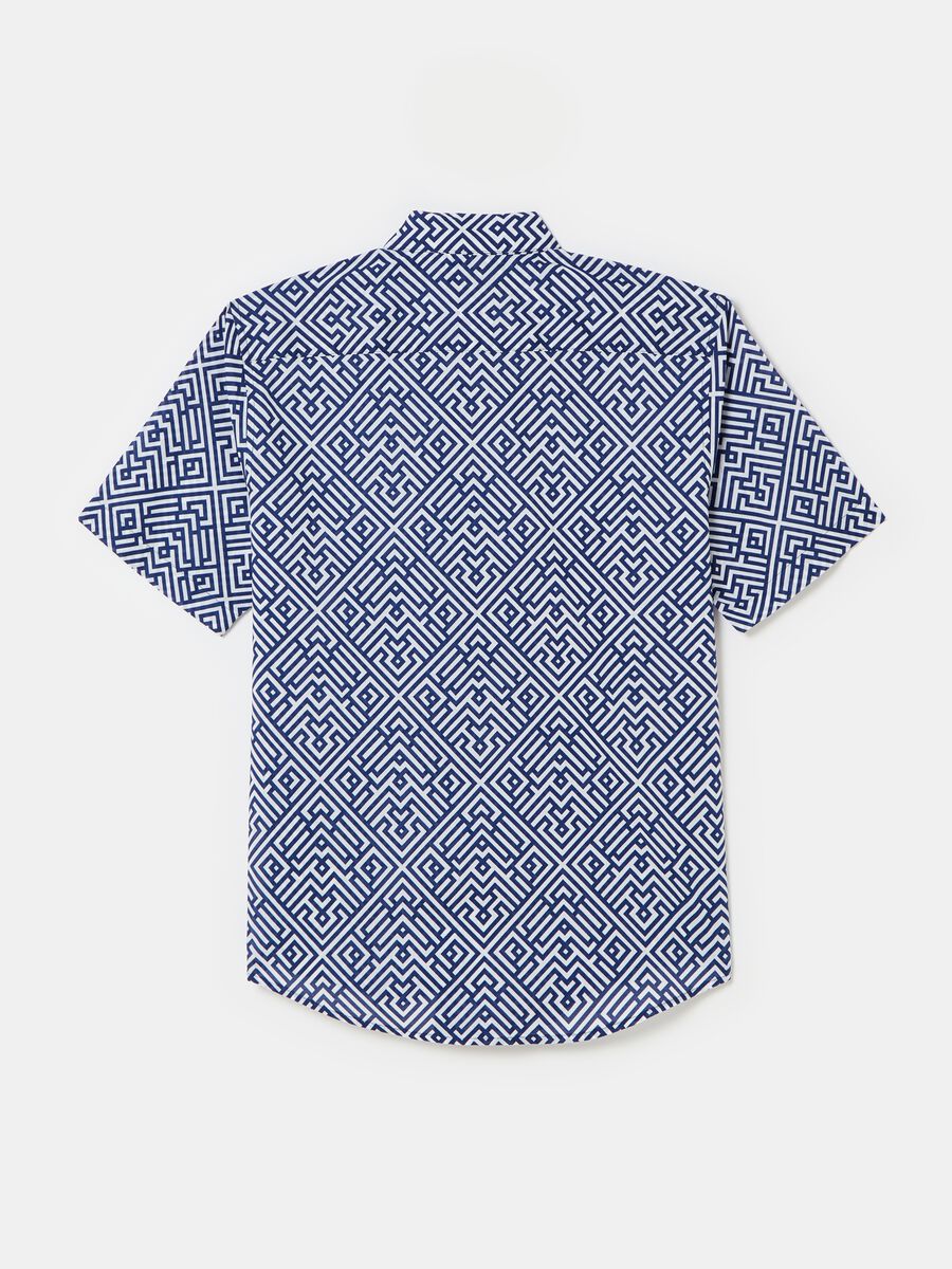 Short-sleeved shirt with print_4