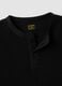 Black regular-fit honeycomb viscose-blend T-shirt_1