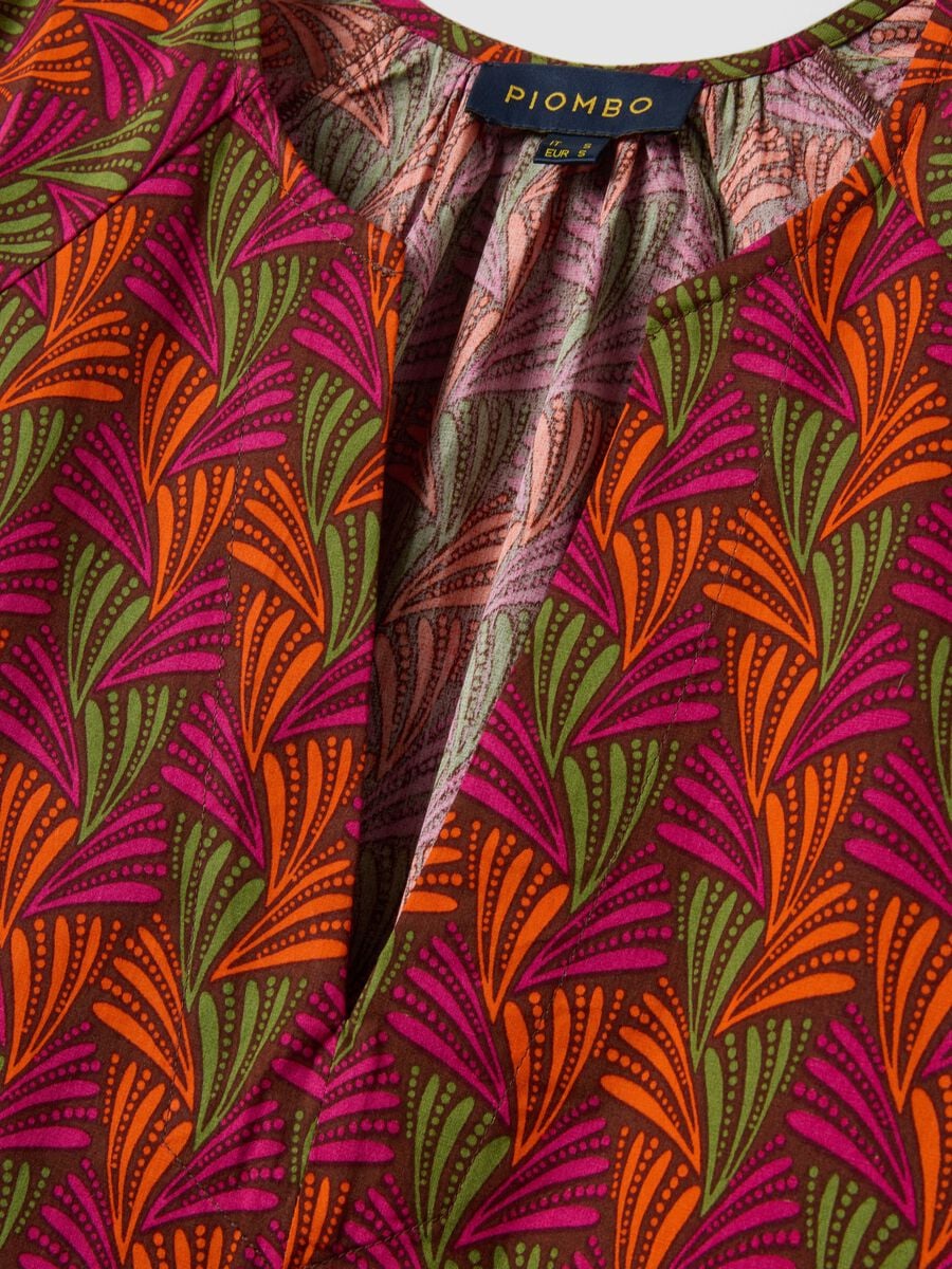 Camisa multicolor de algod&oacute;n puro_5