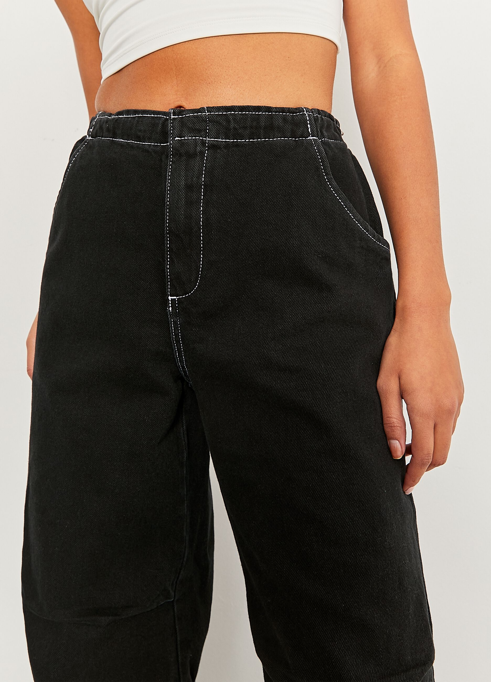 Parachute trousers in cotton_2