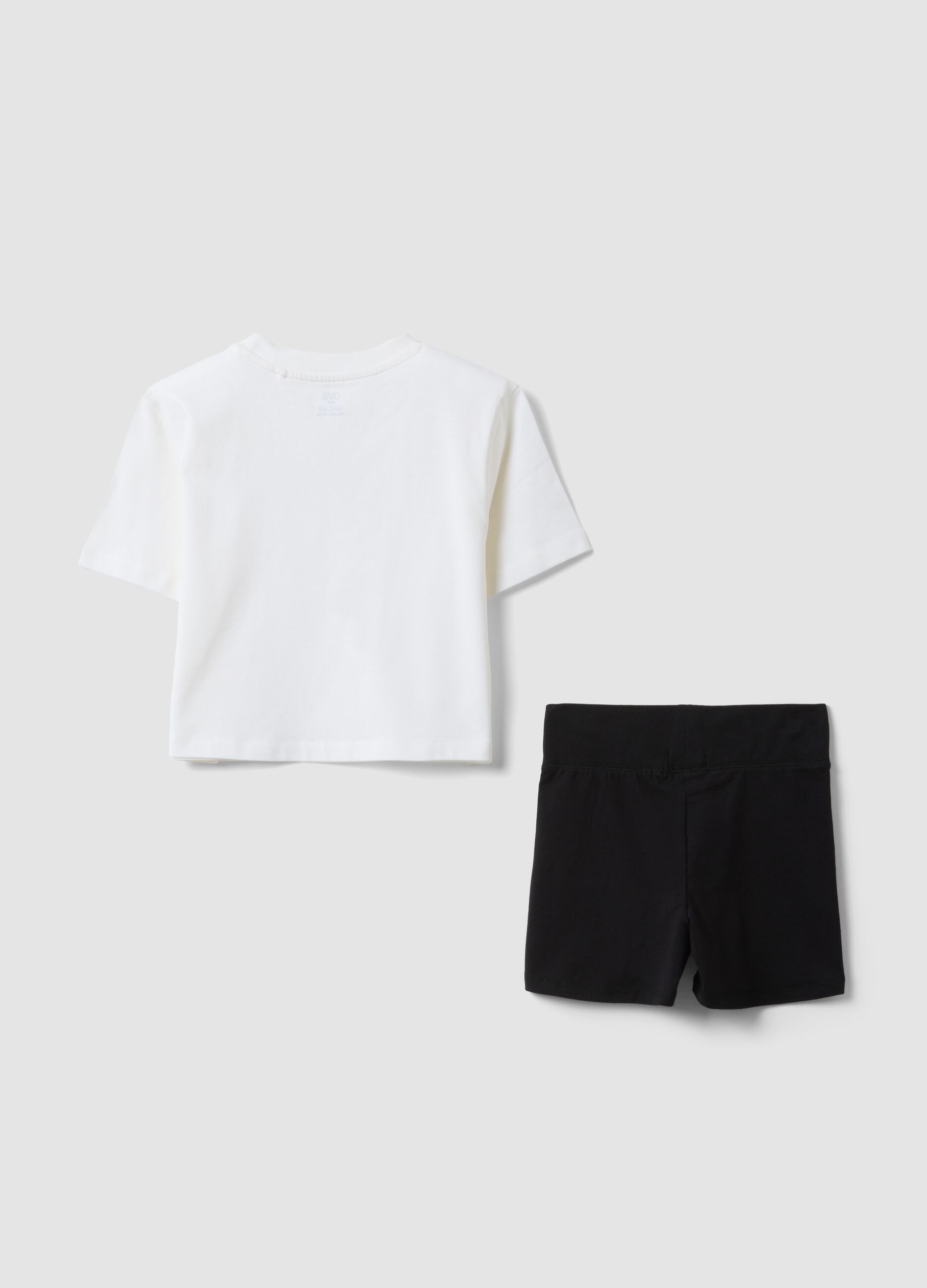 Girls&rsquo; multicolour pure cotton set, regular fit