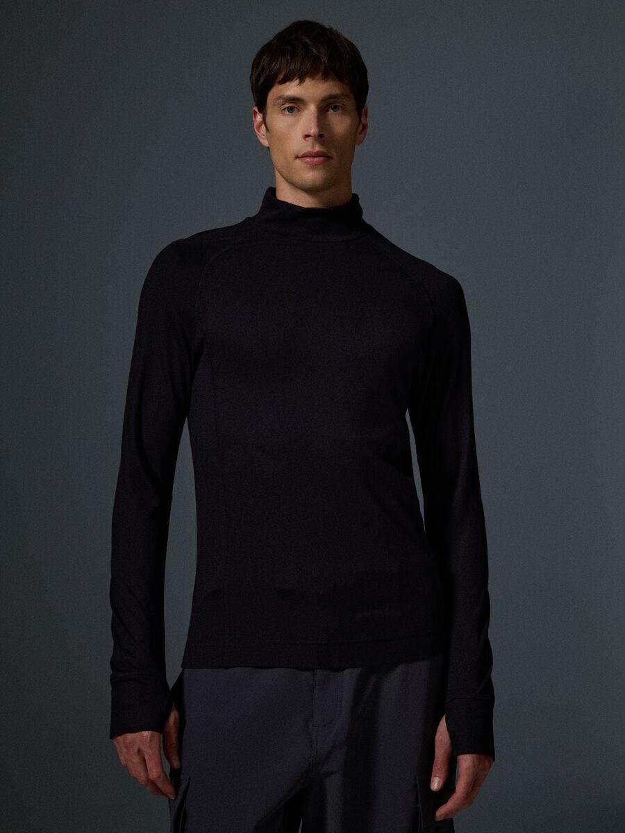 ALTAVIA WITH DEBORAH COMPAGNONI Wool-Modal Blend Thermal T-Shirt_1