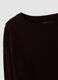 Maglia viola in pura lana con scollo a barchetta_5