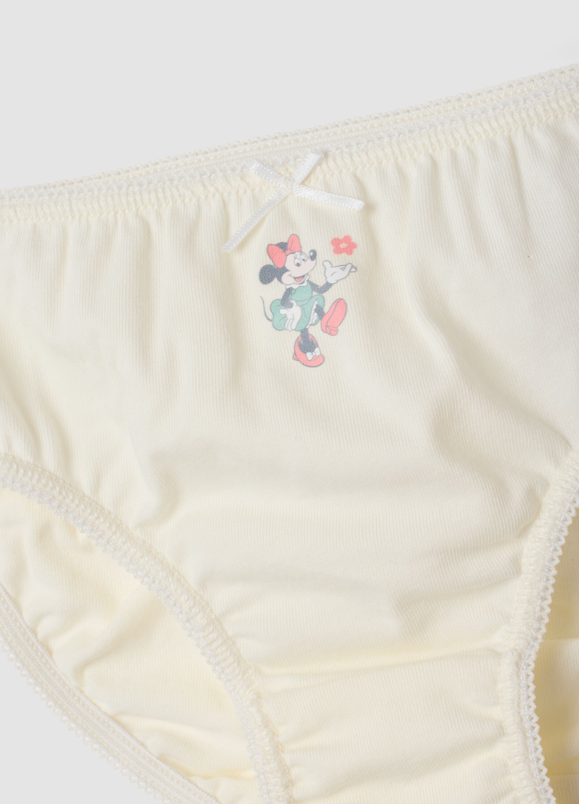 5er-Pack Slips aus reiner Bio-Baumwolle mit Minnie-Print