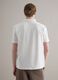White Stretch Cotton Short Sleeve Polo Regular Fit_3