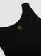 Schwarzes Tanktop aus reiner Supima-Baumwolle, Regular Fit_1