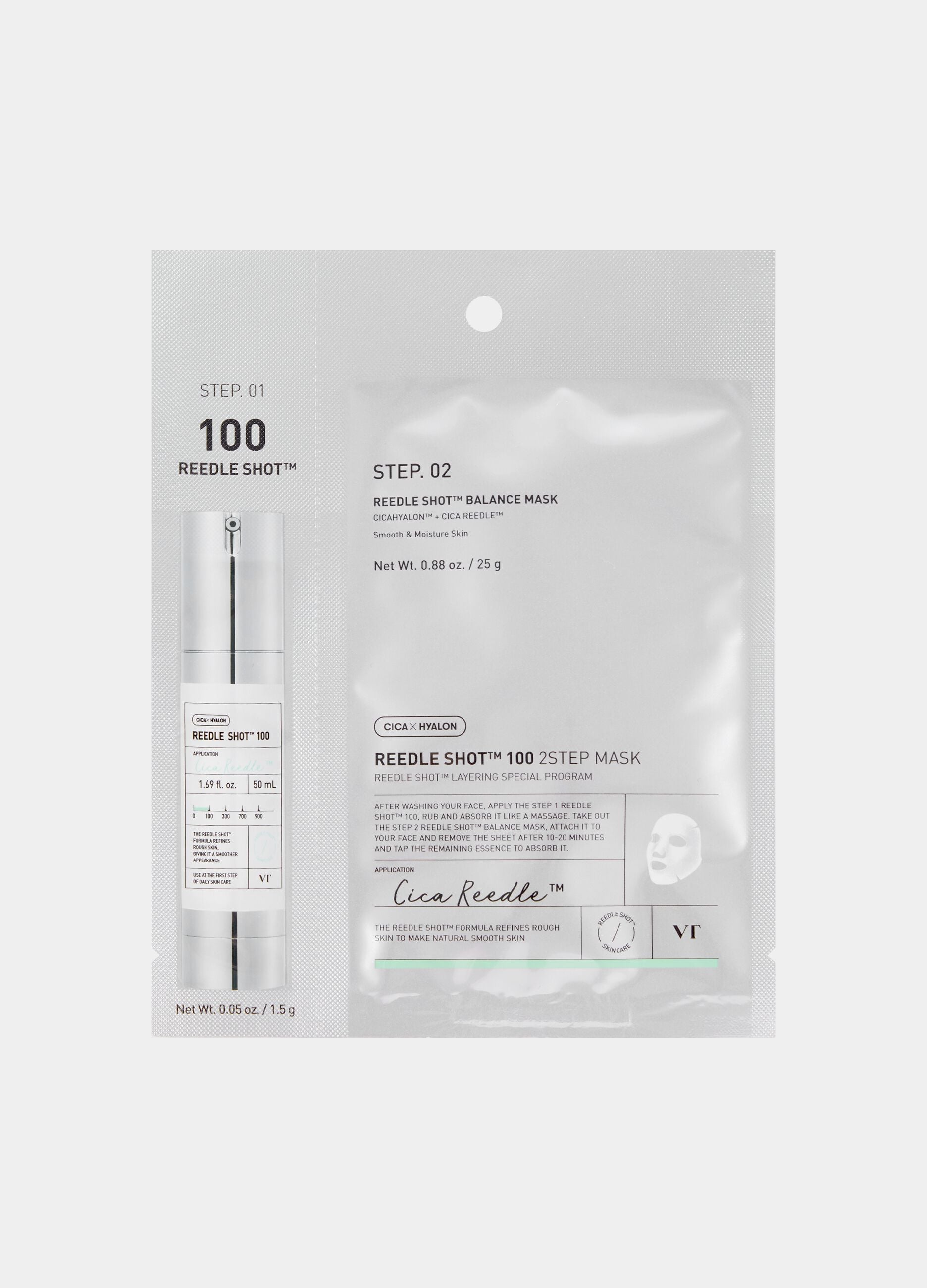 VT REEDLE SHOT 100 2-STEP MASK &ndash; Korean Beauty Care