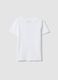Girls&rsquo; white pure cotton slim-fit T-shirt with print_4