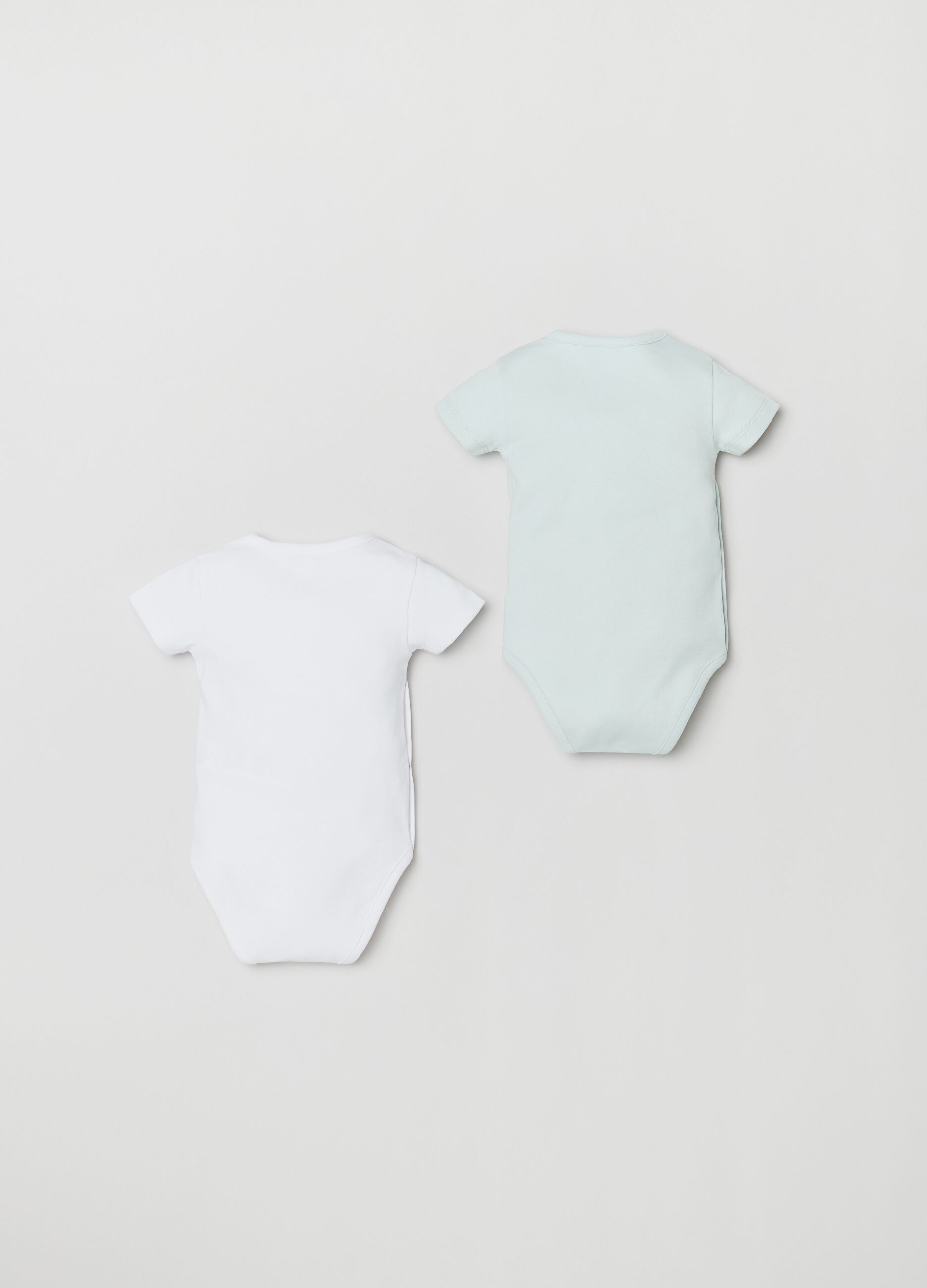 Two-pack cotton bodysuits with print_1