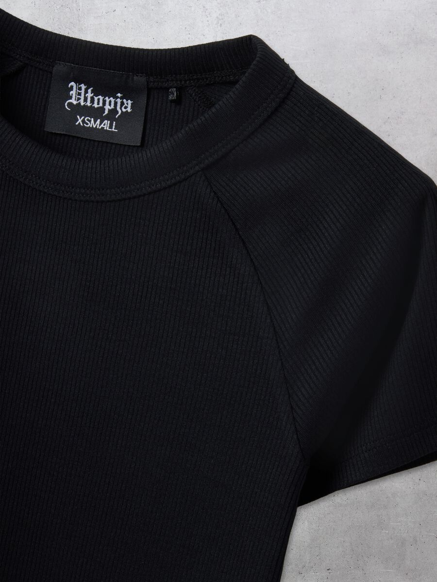 Ribbed Perfect Black T-shirt_5