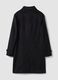 Black regular-fit coat with buttons_2