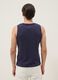 Blue pure cotton vest_3