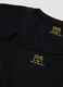 2-pack of black pure extra-fine cotton T-shirts with deep V-neck_1