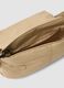 Borsa beige a tracolla con patta e spalla regolabile_1
