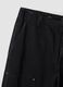 Black pure cotton carpenter denim jeans, relaxed fit_1