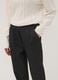 Grey regular-fit formal trousers in stretch viscose_2