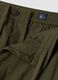 Green slim-fit stretch cotton cargo trousers_1