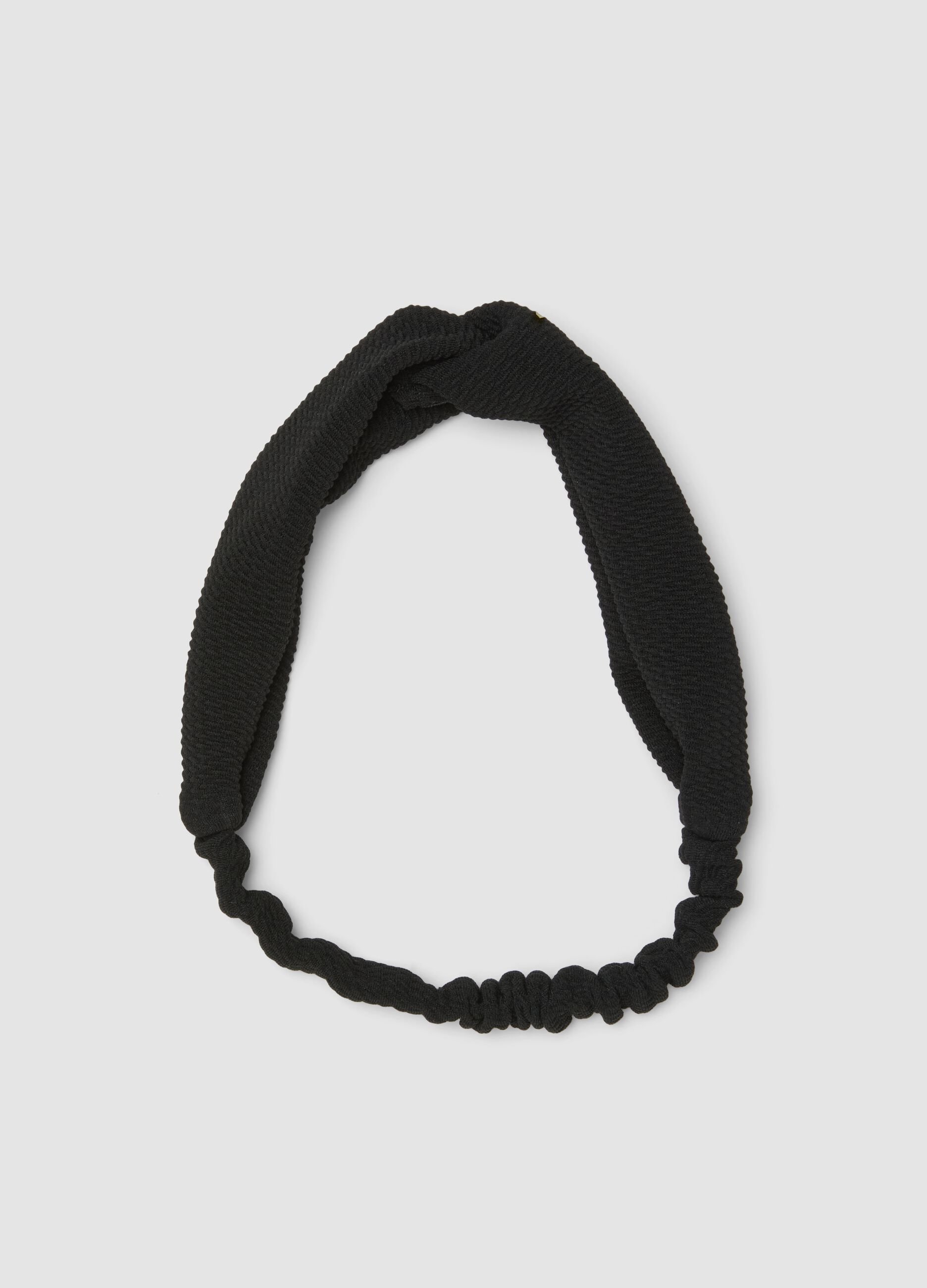 Black braided hairband