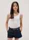Girls&rsquo; white fitted stretch-cotton bodysuit_0