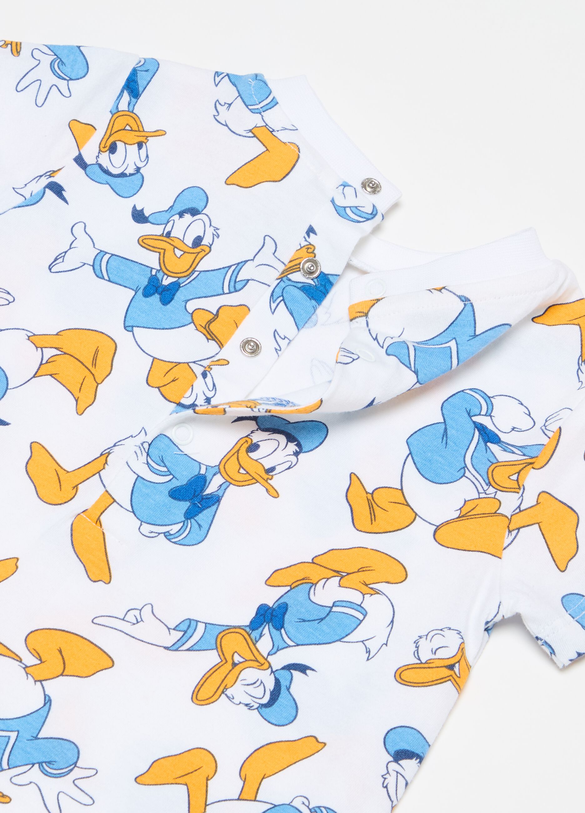 Pack dos peleles de algodón orgánico Donald Duck 90