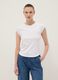 White short-sleeved pure cotton t-shirt regular fit_2