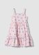Girls&rsquo; pink pure cotton polka-dot dress, regular fit_1