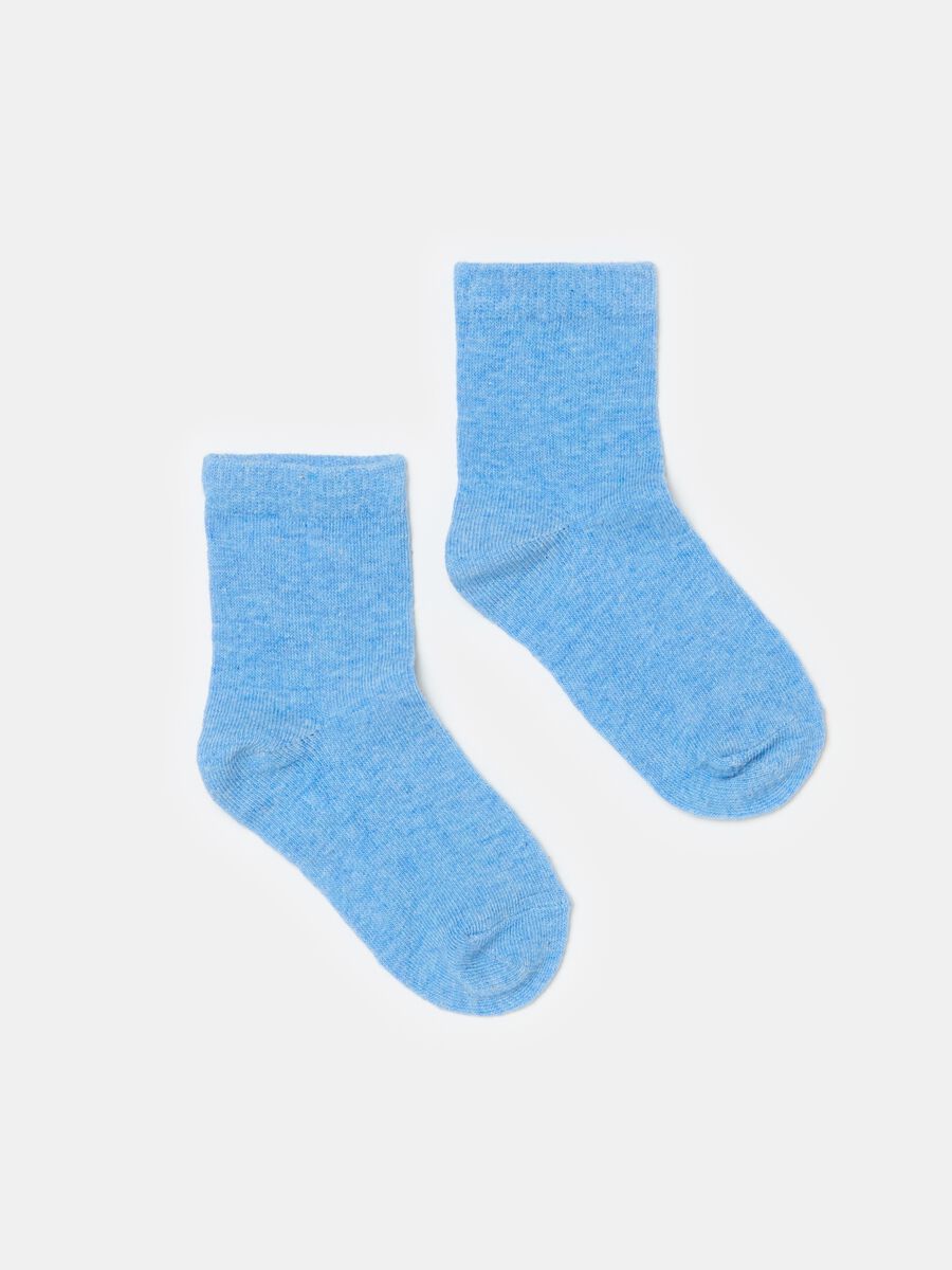 Pack cinco calcetines cortos de algodón elástico_1