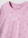 Pink pure organic cotton printed pyjamas for girls_2