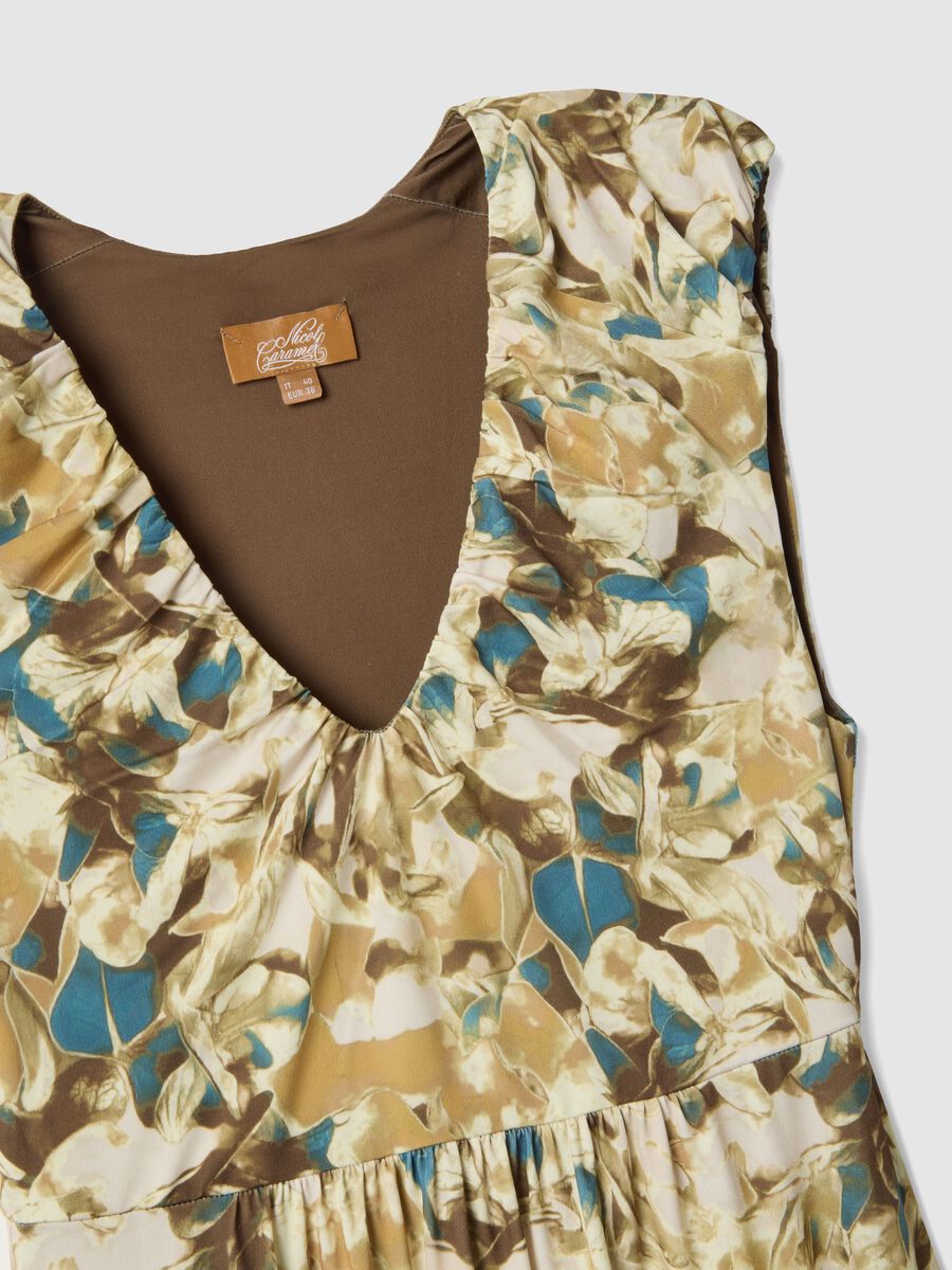 Multicolour maternity dress in stretch fabric_5