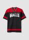 T-shirt multicolor puro algod&atilde;o regular fit Chicago Bulls_4