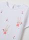 Cotton T-shirt with rabbits print_2